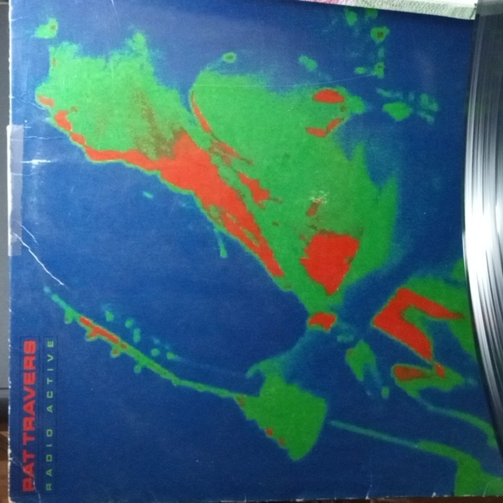 Vintage vinyl record Pat Travers "Radio Active"